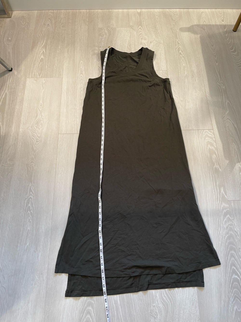 Lululemon All Yours Tank Maxi Dress Dark Olive Green size 8 fit - Picture 11 of 16